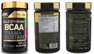gold standard bcaa train and sustain review