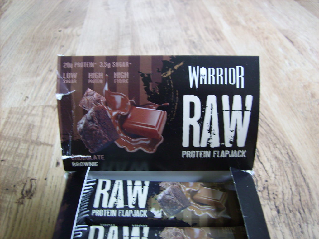 warrior raw protein flapjack